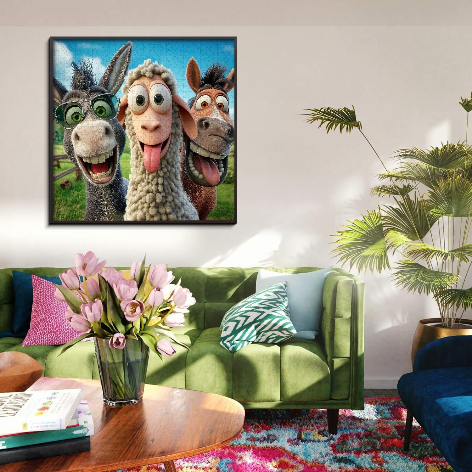 Laughing Ranch Jigsaw Puzzle 1000 Pieces