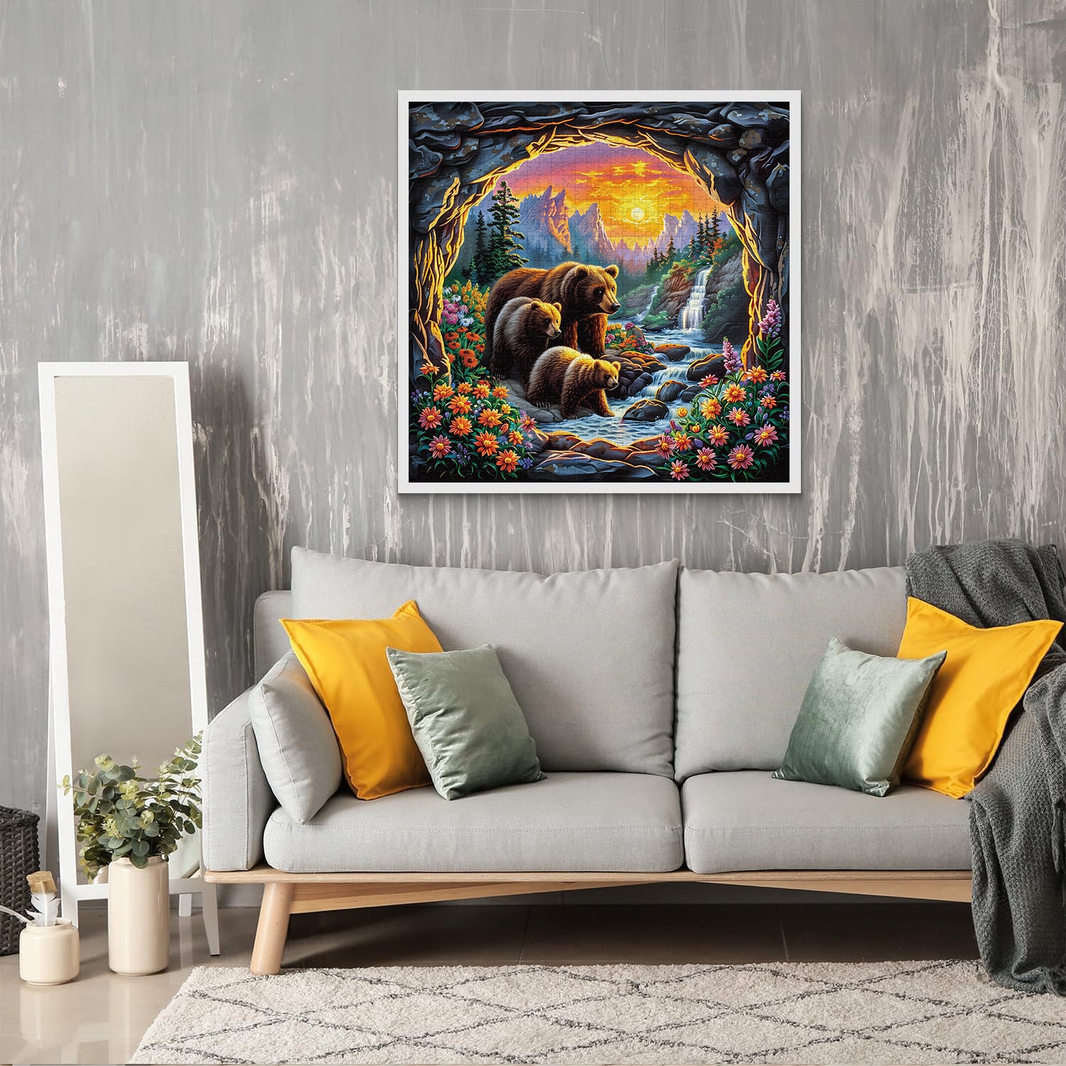 Mountain Bears Jigsaw Puzzle 1000 Pieces