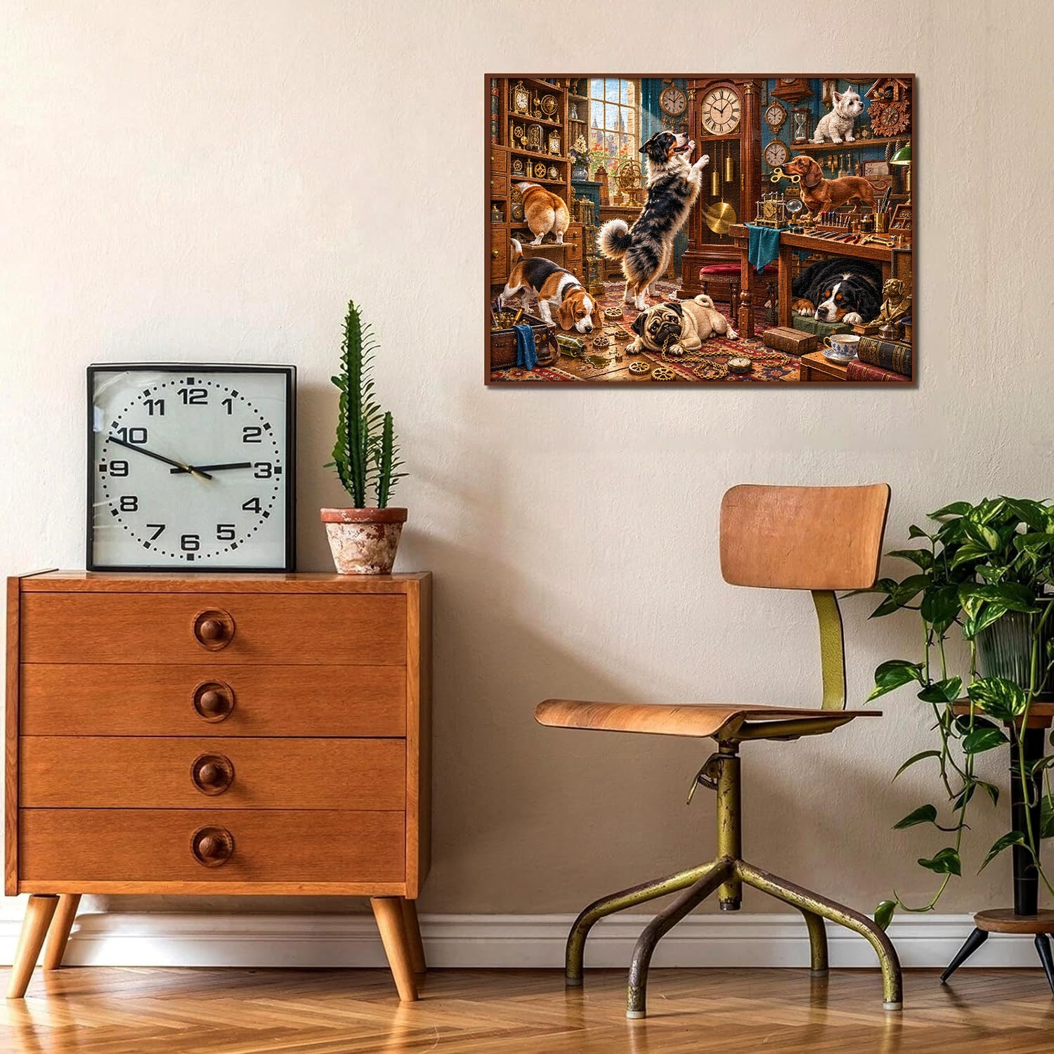 Dog Time Workshop Jigsaw Puzzle 1000 Pieces