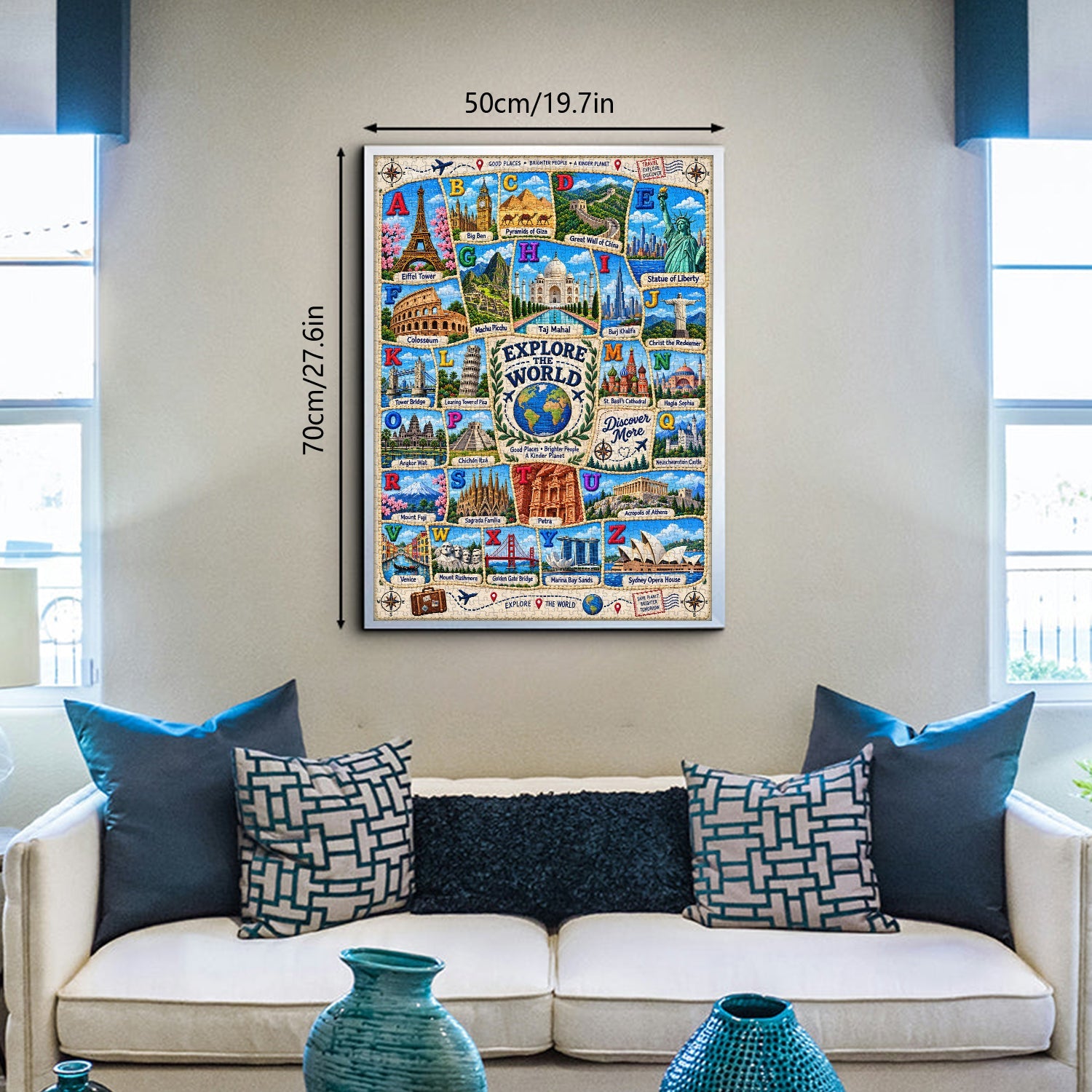 World Landmarks Jigsaw Puzzle 1000 Piece