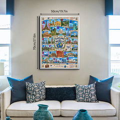 World Landmarks Jigsaw Puzzle 1000 Piece
