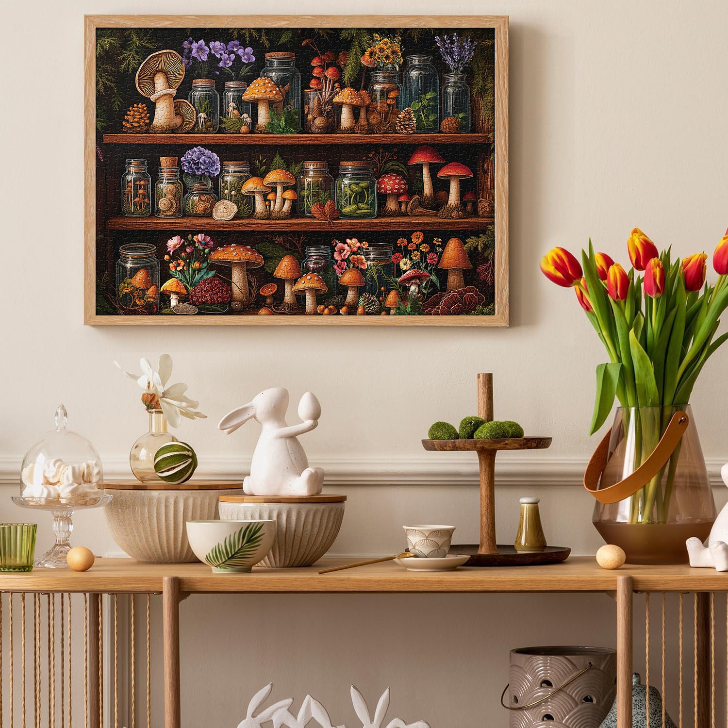 Books &amp; Blooms Puzzle 1000 Teile