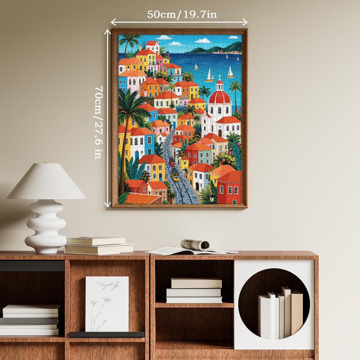 Coastal Cable Town Jigsaw Puzzle 1000 Pieces