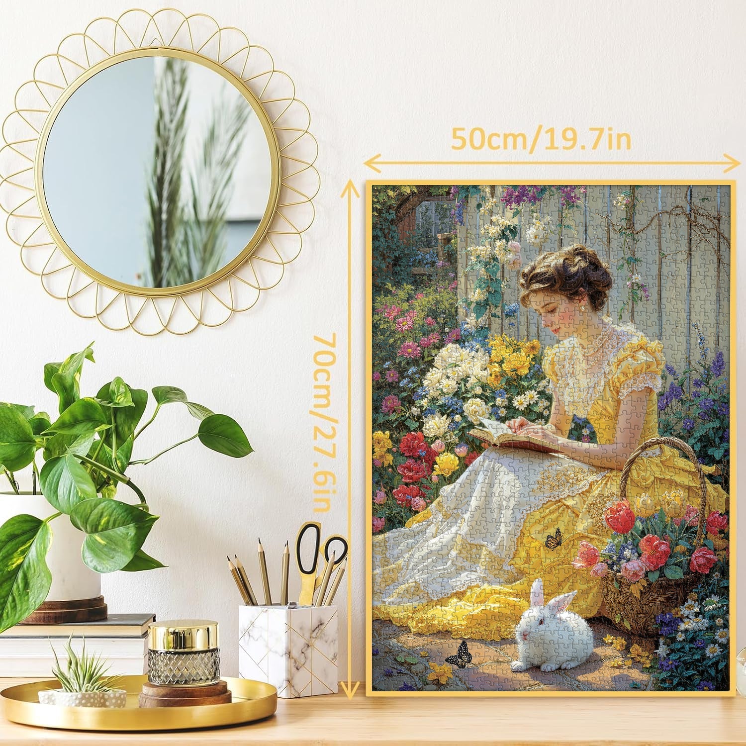 Maiden’s Garden Read Jigsaw Puzzle 1000 Pieces