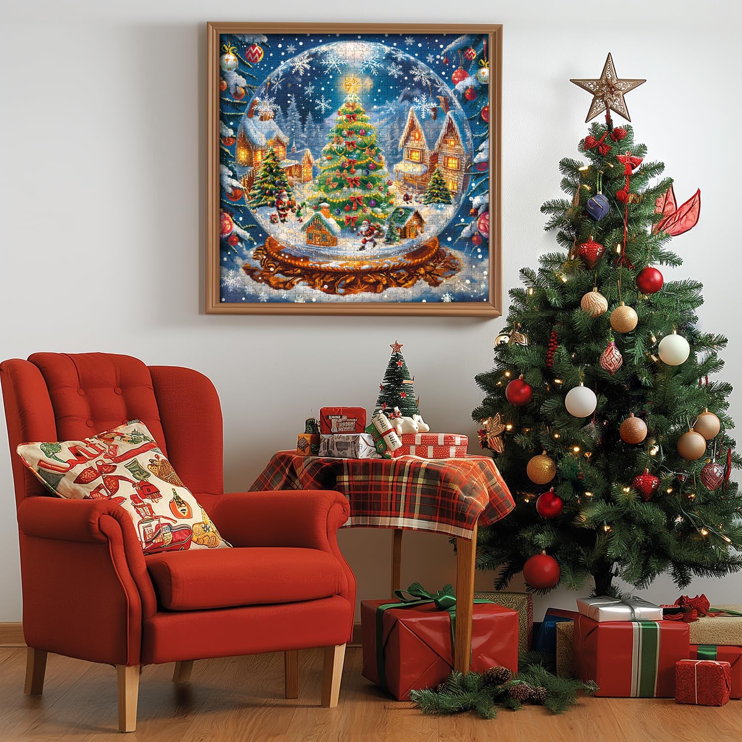 Christmas Crystal Ball Jigsaw Puzzle 1000 Piece