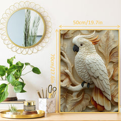 Wood Carving Parrot Jigsaw Puzzle 1000 Pieces