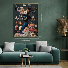 Floral Peacock Jigsaw Puzzle 1000 Piece