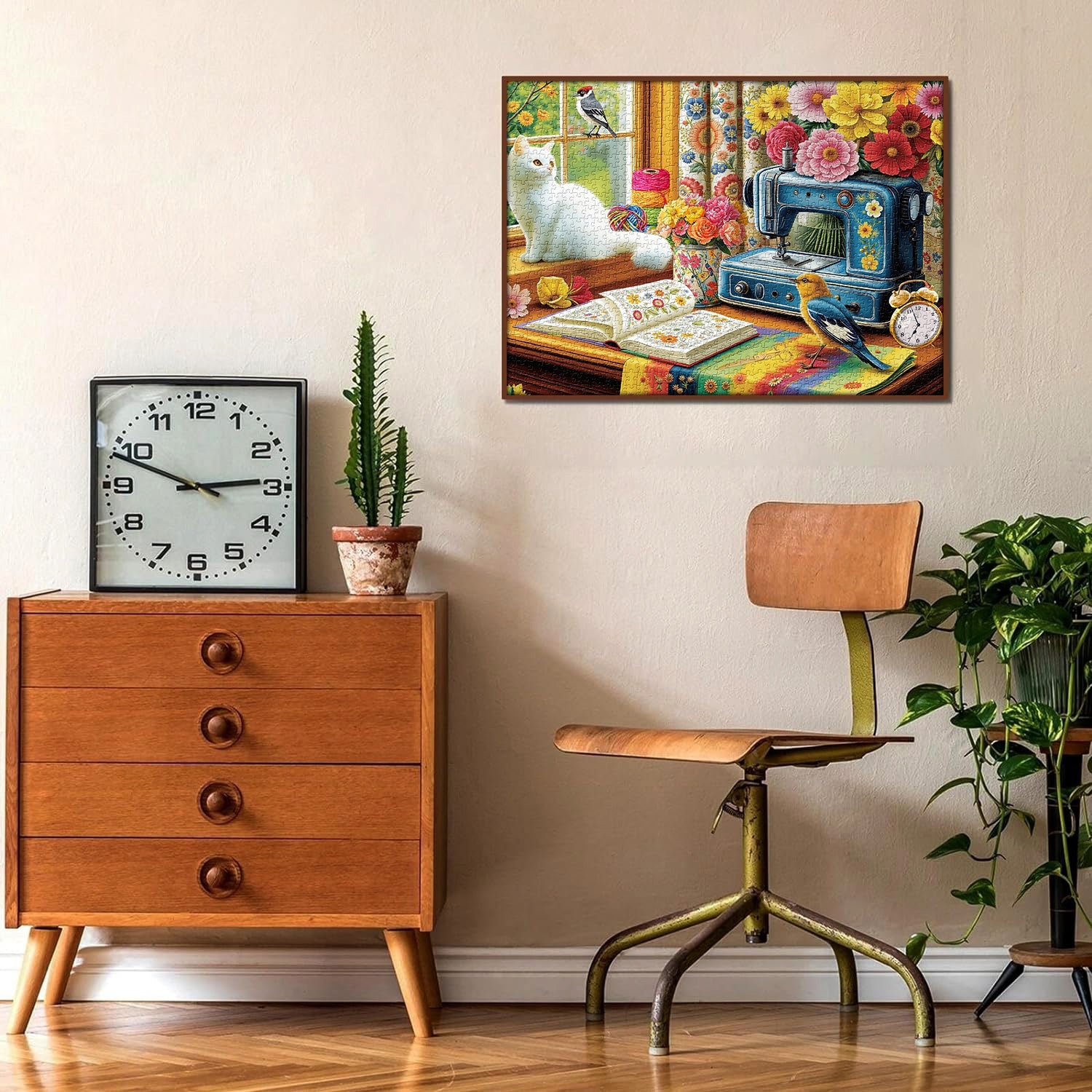 Colorful Threads Weave Spring Jigsaw Puzzle 1000 Pieces