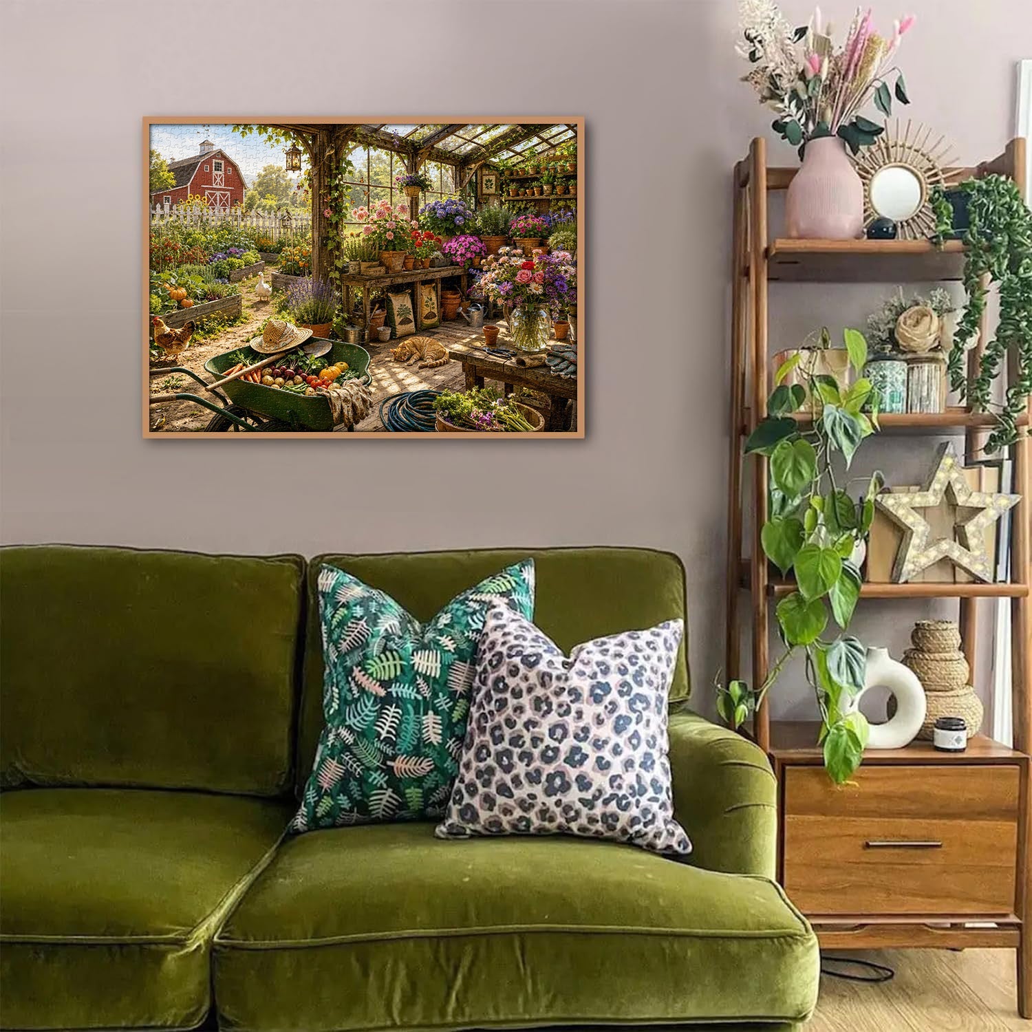 Country Garden Cottage Jigsaw Puzzle 1000 Pieces