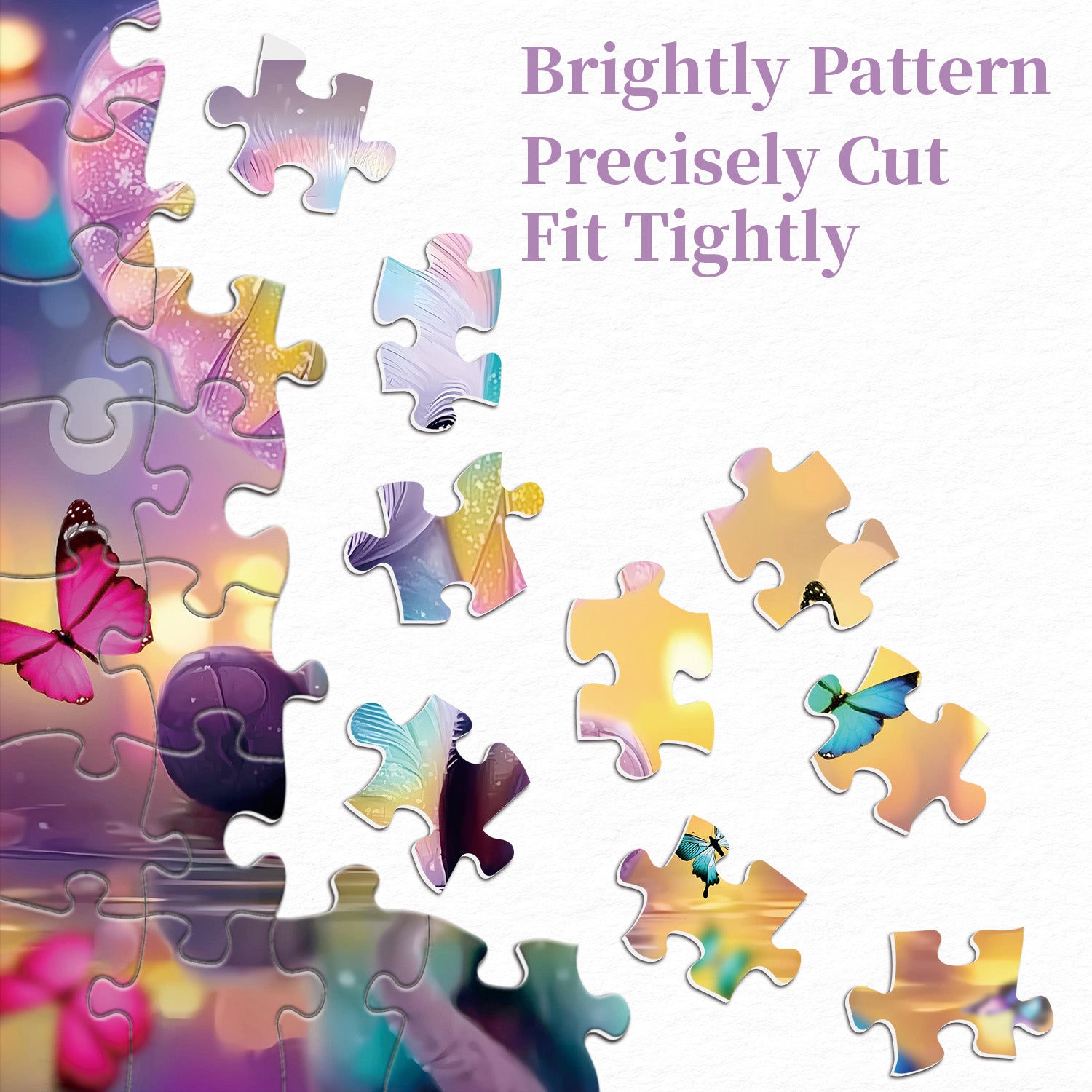 Rainbow Elephant Jigsaw Puzzle 1000 Piece