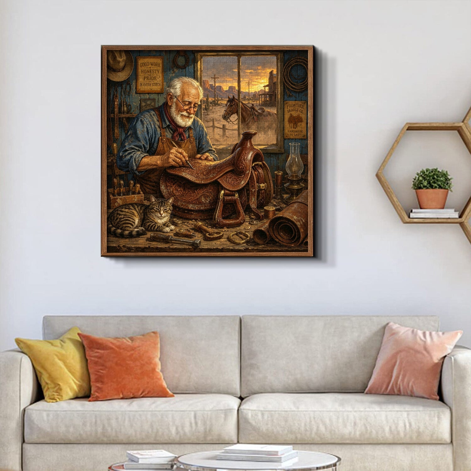 Old West Artisan Jigsaw Puzzle 1000 Piece