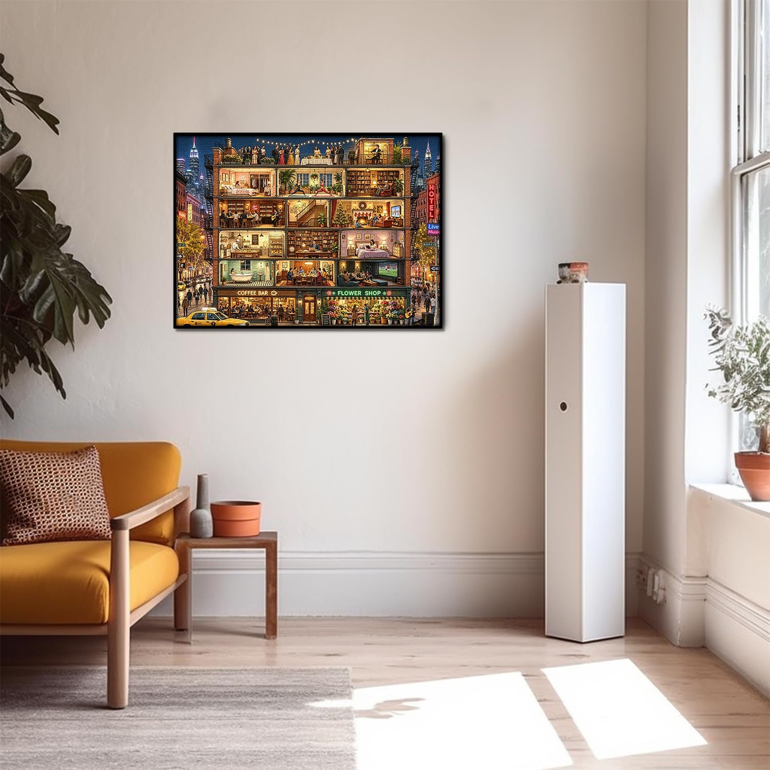 Home in Night Jigsaw Puzzle 1000 Piece