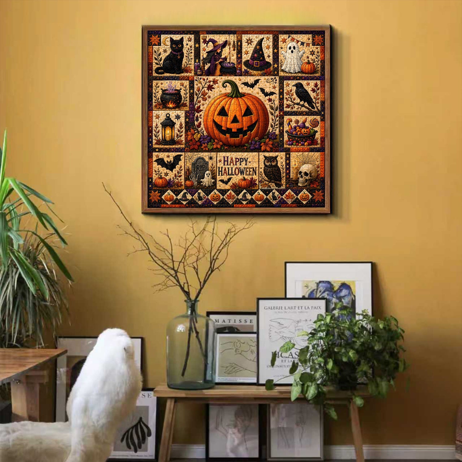 Halloween Quilt Jigsaw Puzzle 1000 Pieces