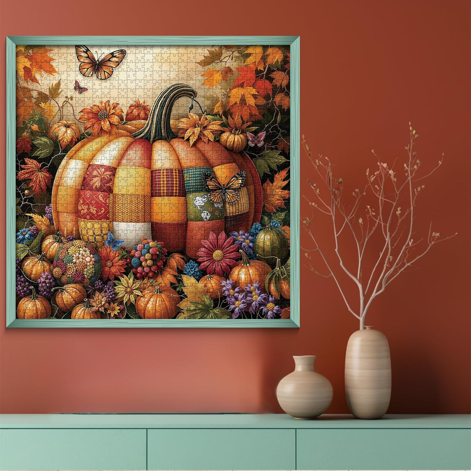 Pumpkin Garden Jigsaw Puzzles 1000 Pieces