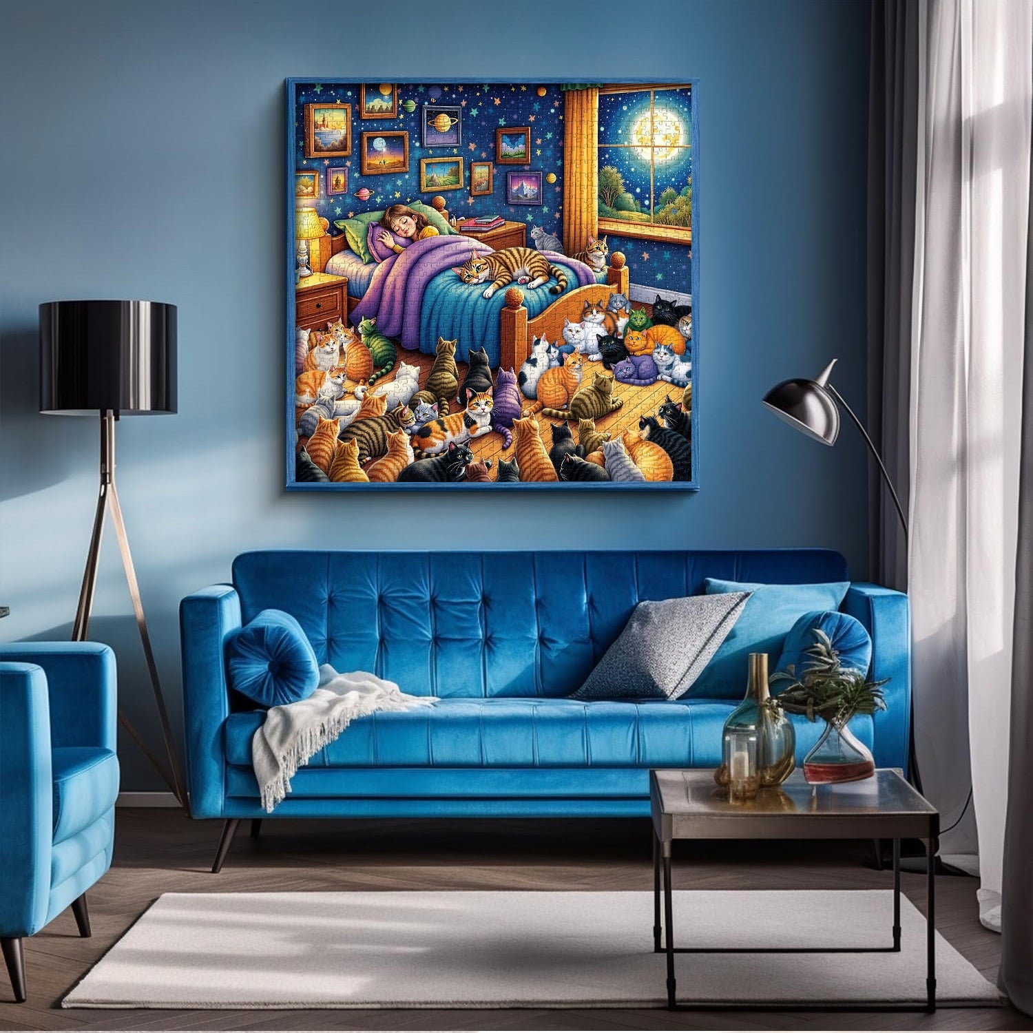 Cats Guarding Dreams Jigsaw Puzzle 1000 Piece