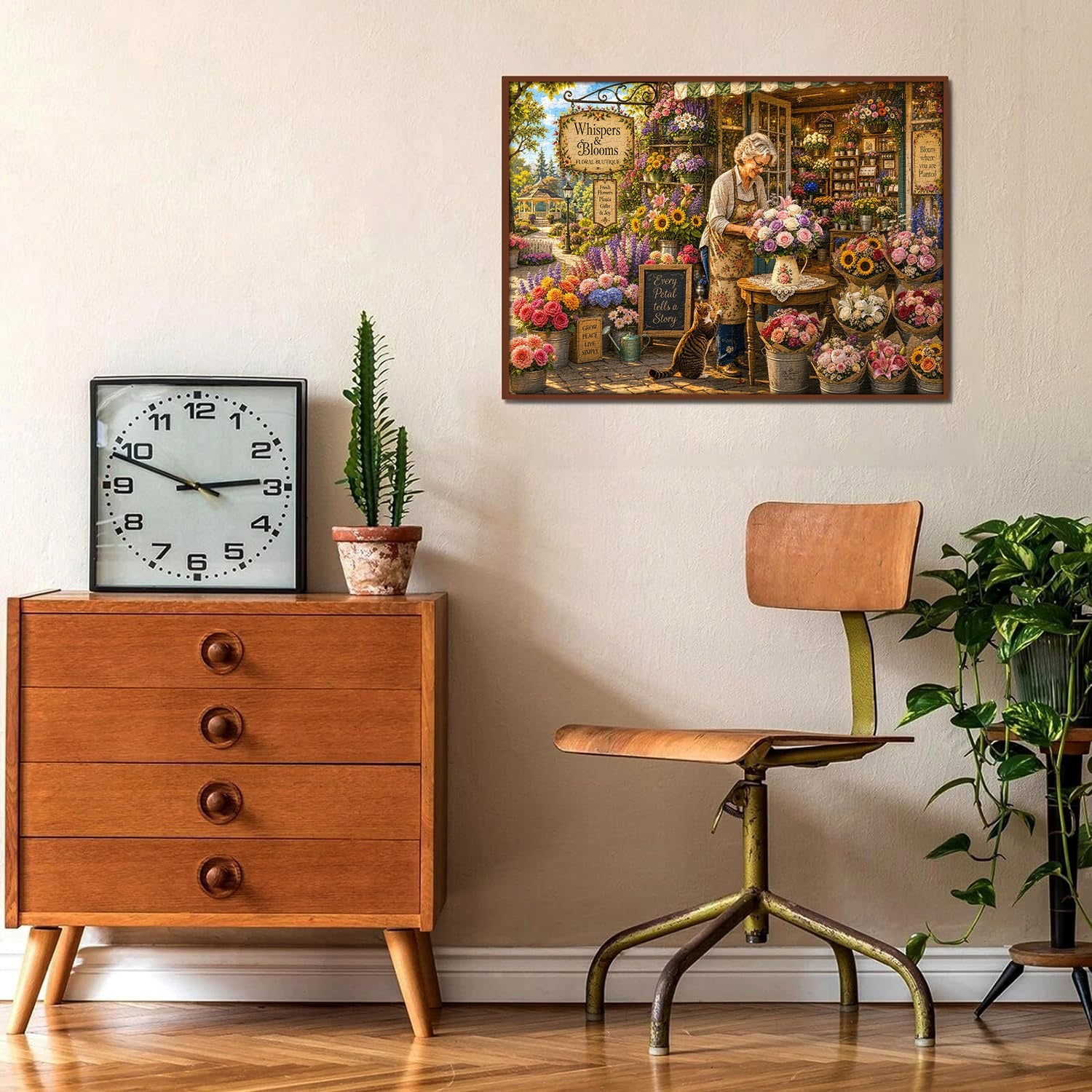 Sunlit Floral Nook Jigsaw Puzzle 1000 Piece
