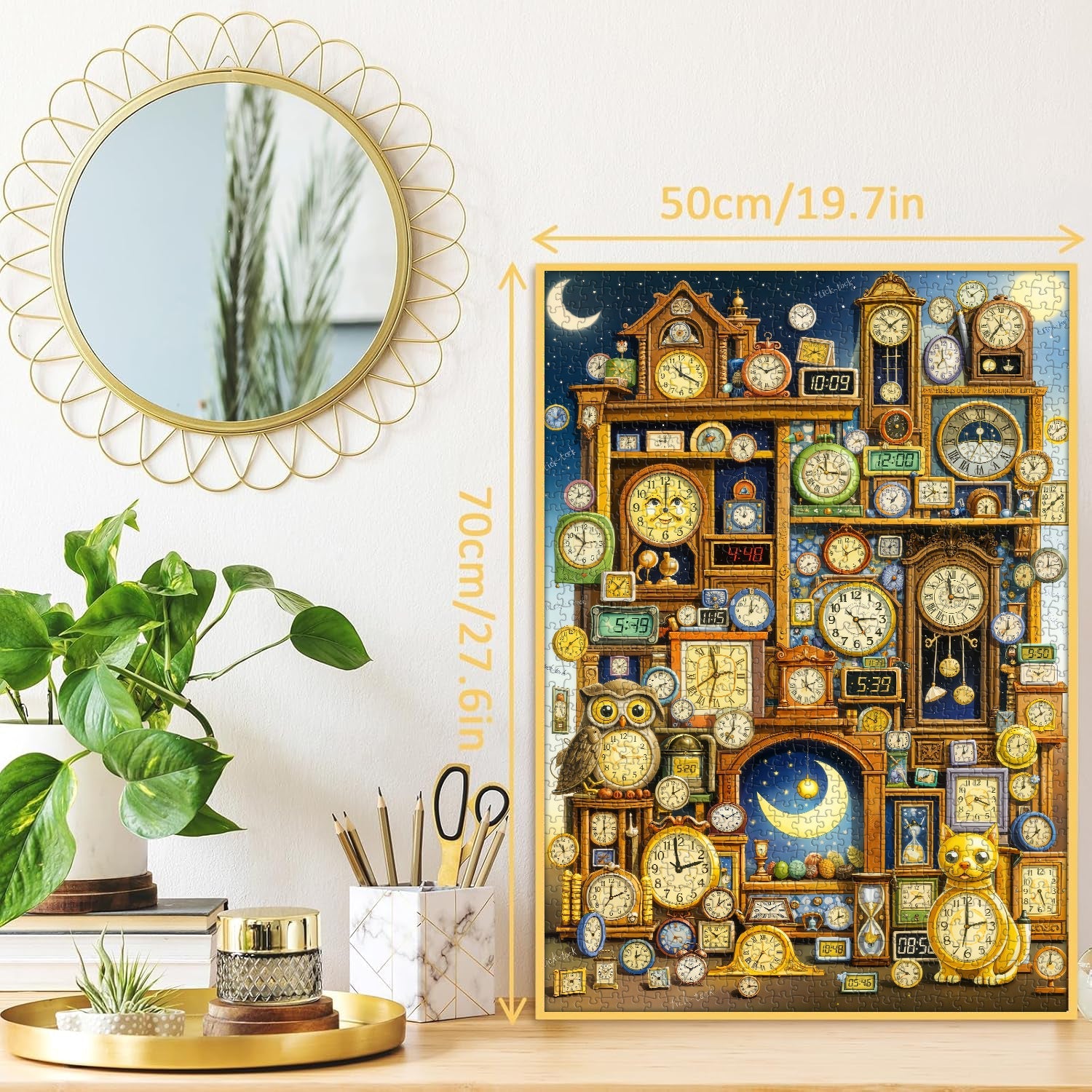 Clock Wonderland Jigsaw Puzzle 1000 Piece