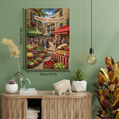 Village Market Jigsaw Puzzle 1000 Piece