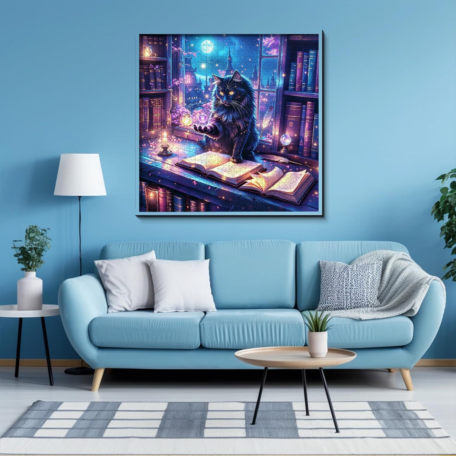 Magic Black Cat Jigsaw Puzzle 1000 Piece