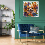 Embroidered Pup Jigsaw Puzzles 1000 Piece