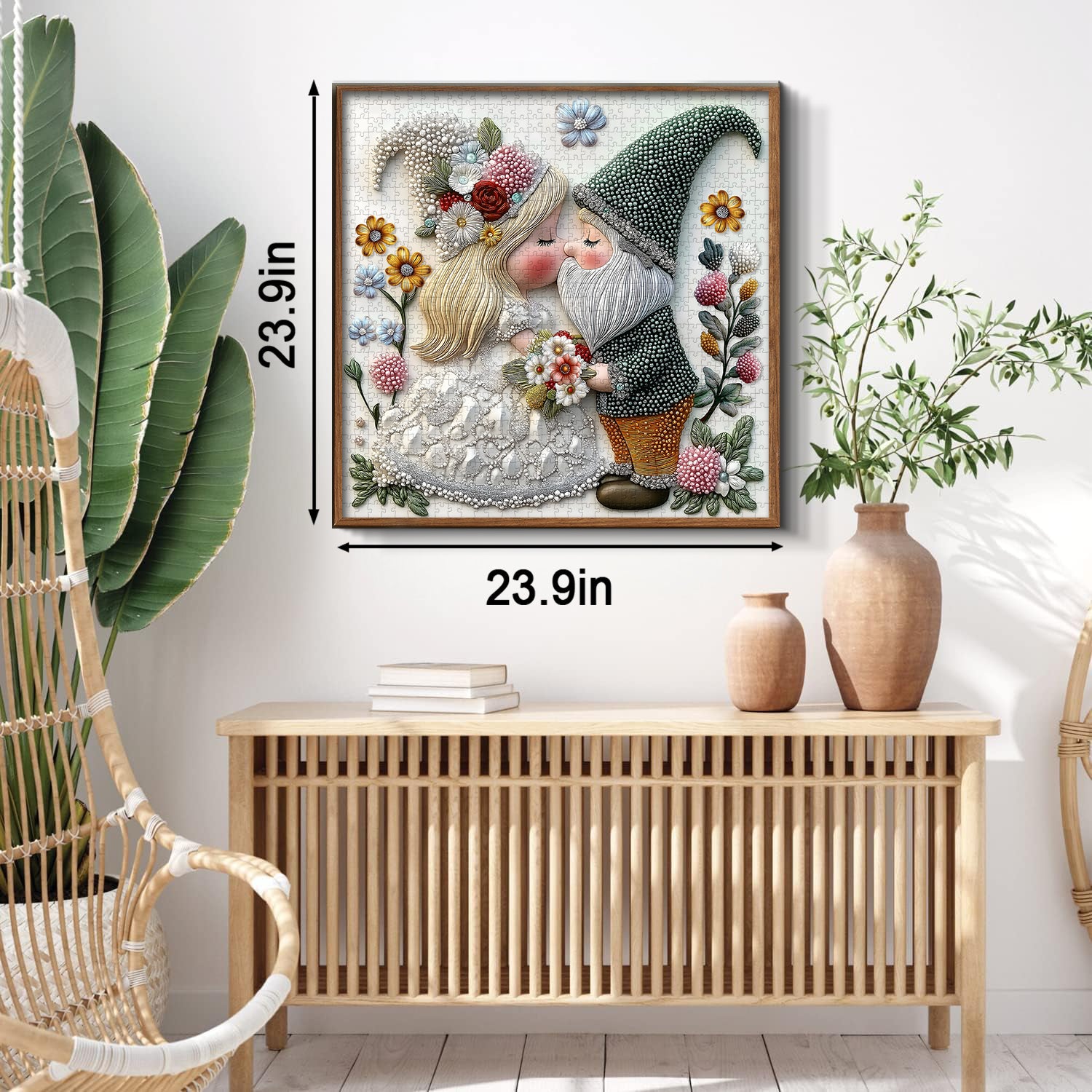 Gnomes In Love Jigsaw Puzzle 1000 Pieces