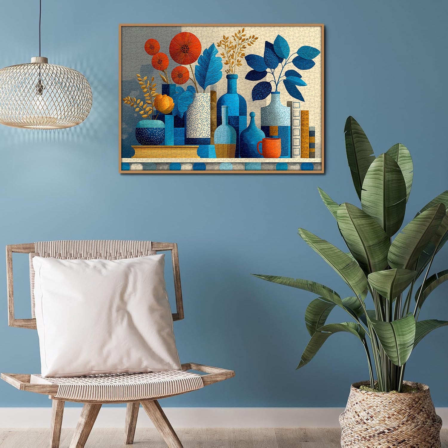 Variations in Blue Jigsaw Puzzle 1000 Piece