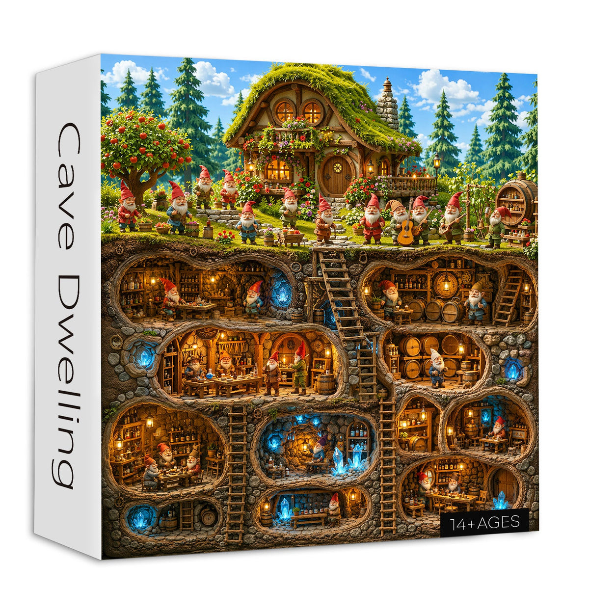 Cave Dwelling Jigsaw  Puzzle 1000 Piece