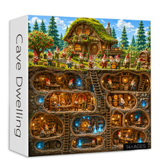 Cave Dwelling Jigsaw  Puzzle 1000 Piece