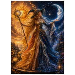Sun & Moon Witch Jigsaw Puzzle 1000 Pieces