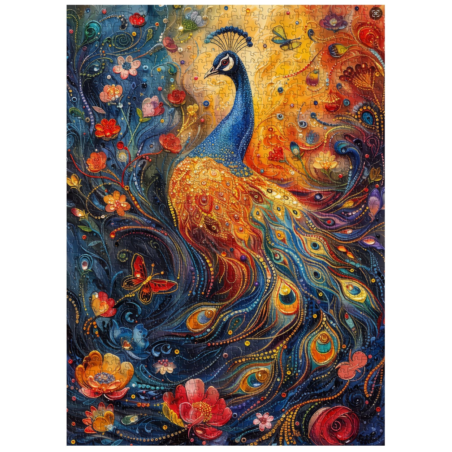 Flowing Gold Jigsaw Puzzle 1000 Pieces