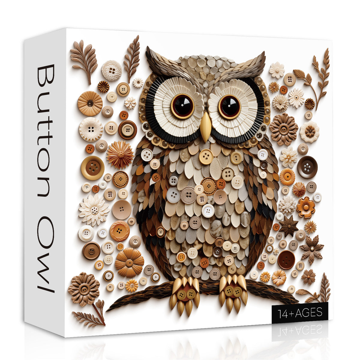 Puzzle Button Owl 1000 pièces