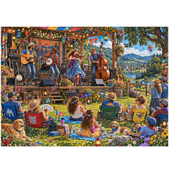 Mountain Folk Fest Jigsaw Puzzle 1000 Piece