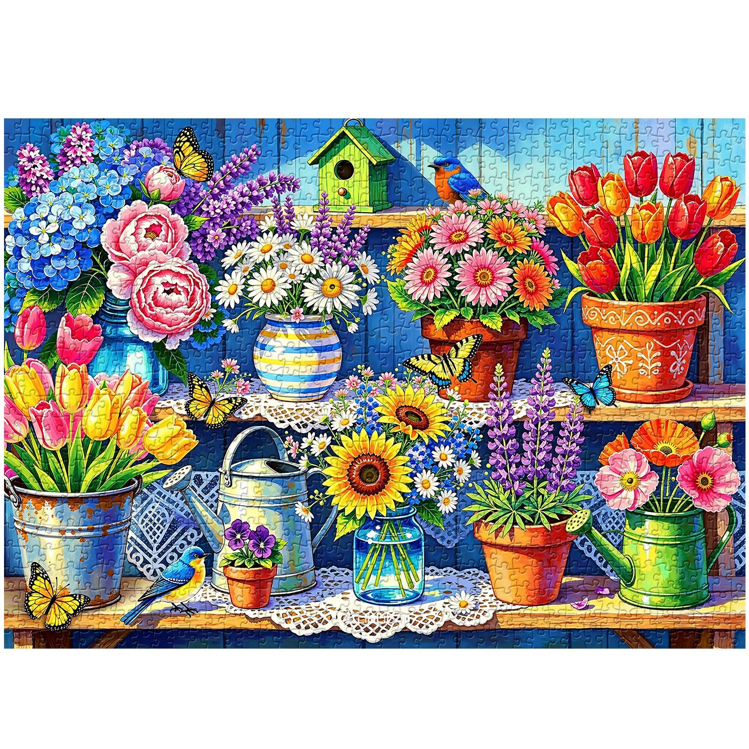 Flower Stand Prelude Jigsaw Puzzle 1000 Pieces