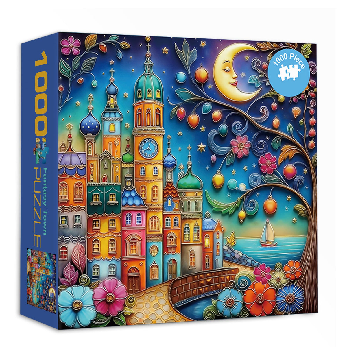Fantasy Town Jigsaw Puzzle 1000 Pieces