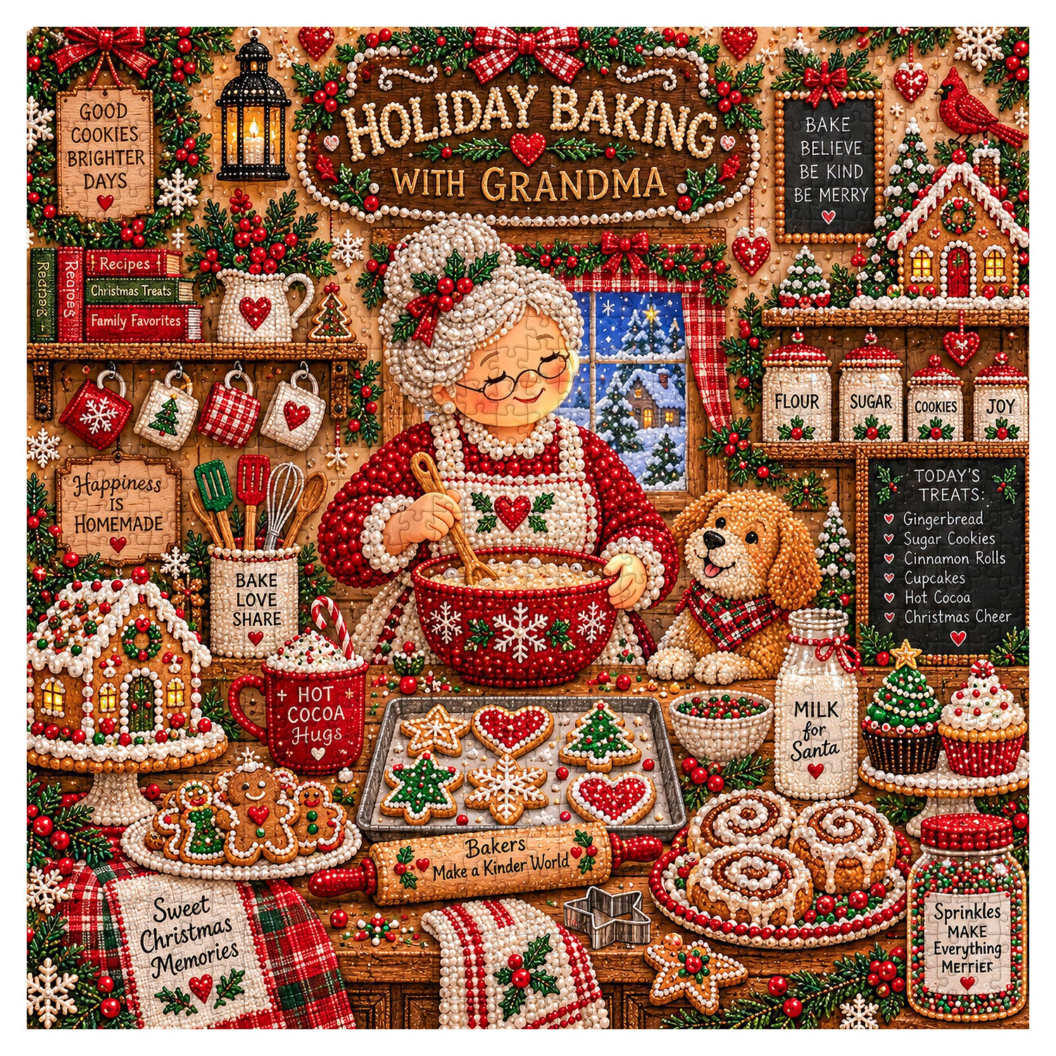 Cozy Bakehouse Jigsaw Puzzle 1000 Pieces