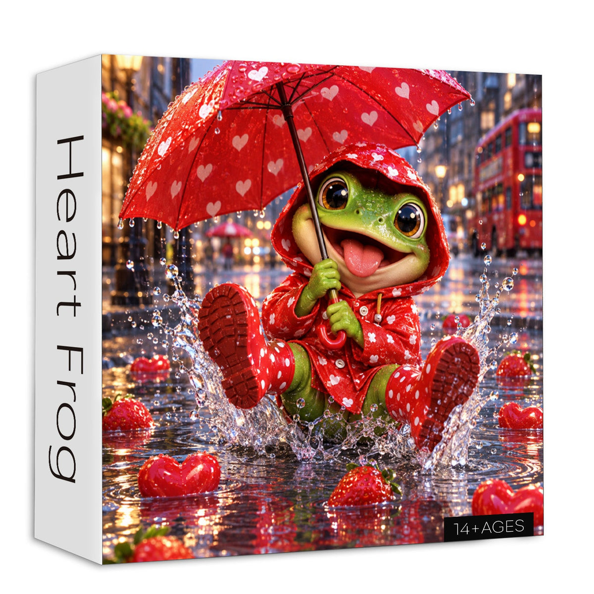 Heart Frog Jigsaw Puzzle 1000 Piece