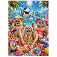 Beach Girls' Day Jigsaw Puzzle 1000 Pieces