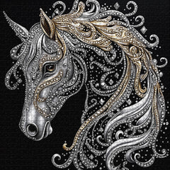 Diamond Horse Jigsaw Puzzle 1000 Pieces
