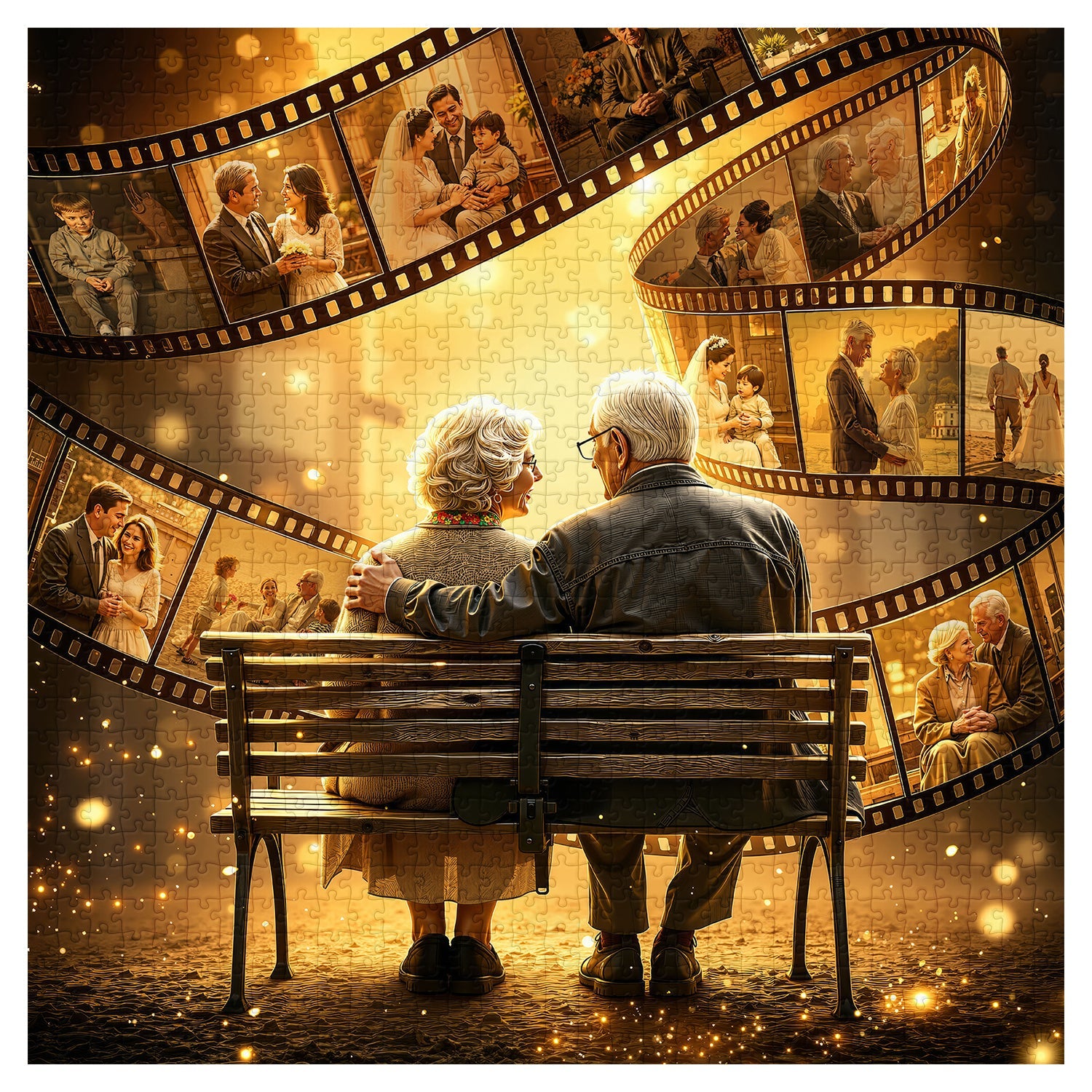 Love in the Filmstrip Jigsaw Puzzle 1000 Pieces