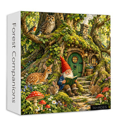 Forest Companions Jigsaw Puzzle 1000 Piece