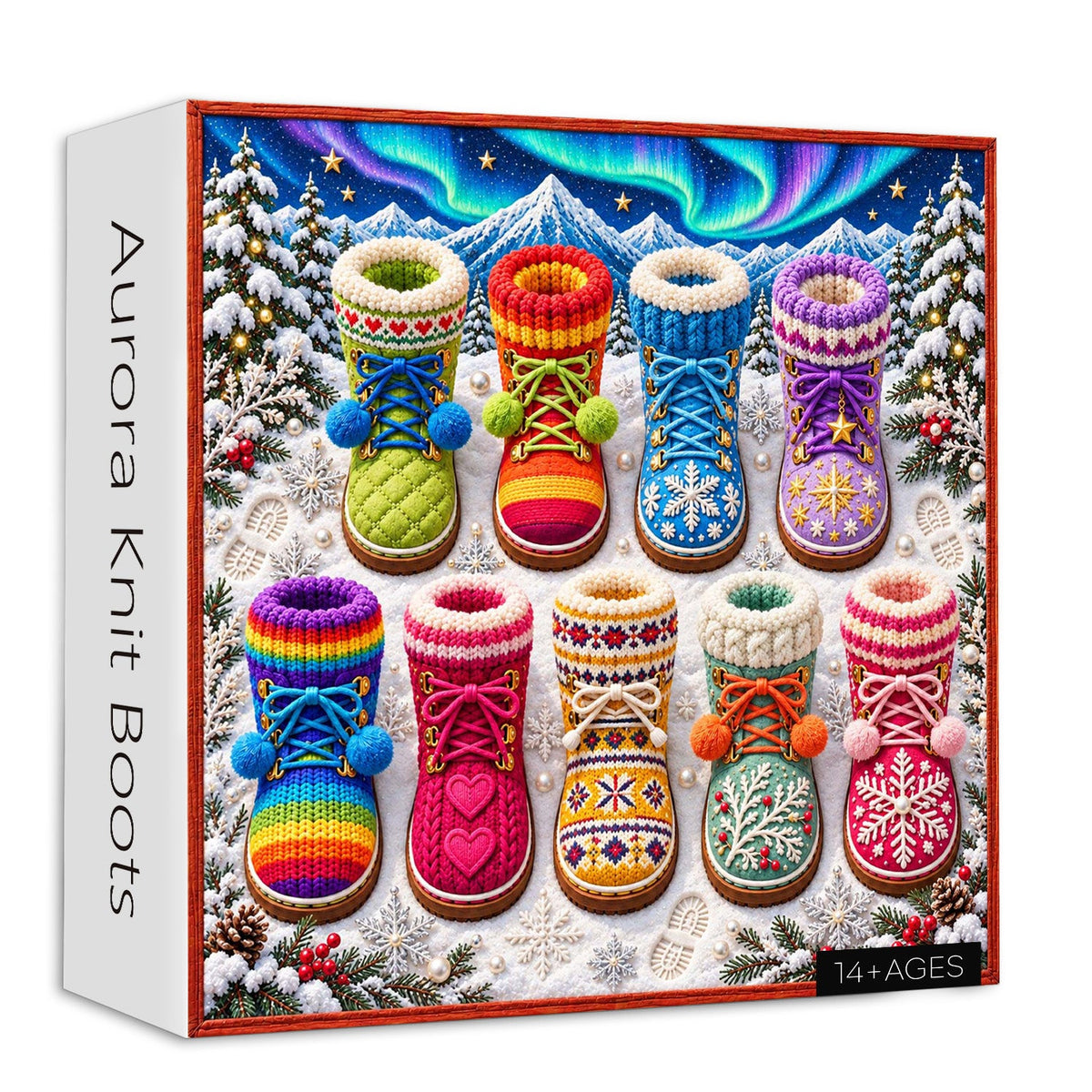 Aurora Knit Boots Jigsaw Puzzle 1000 Pieces