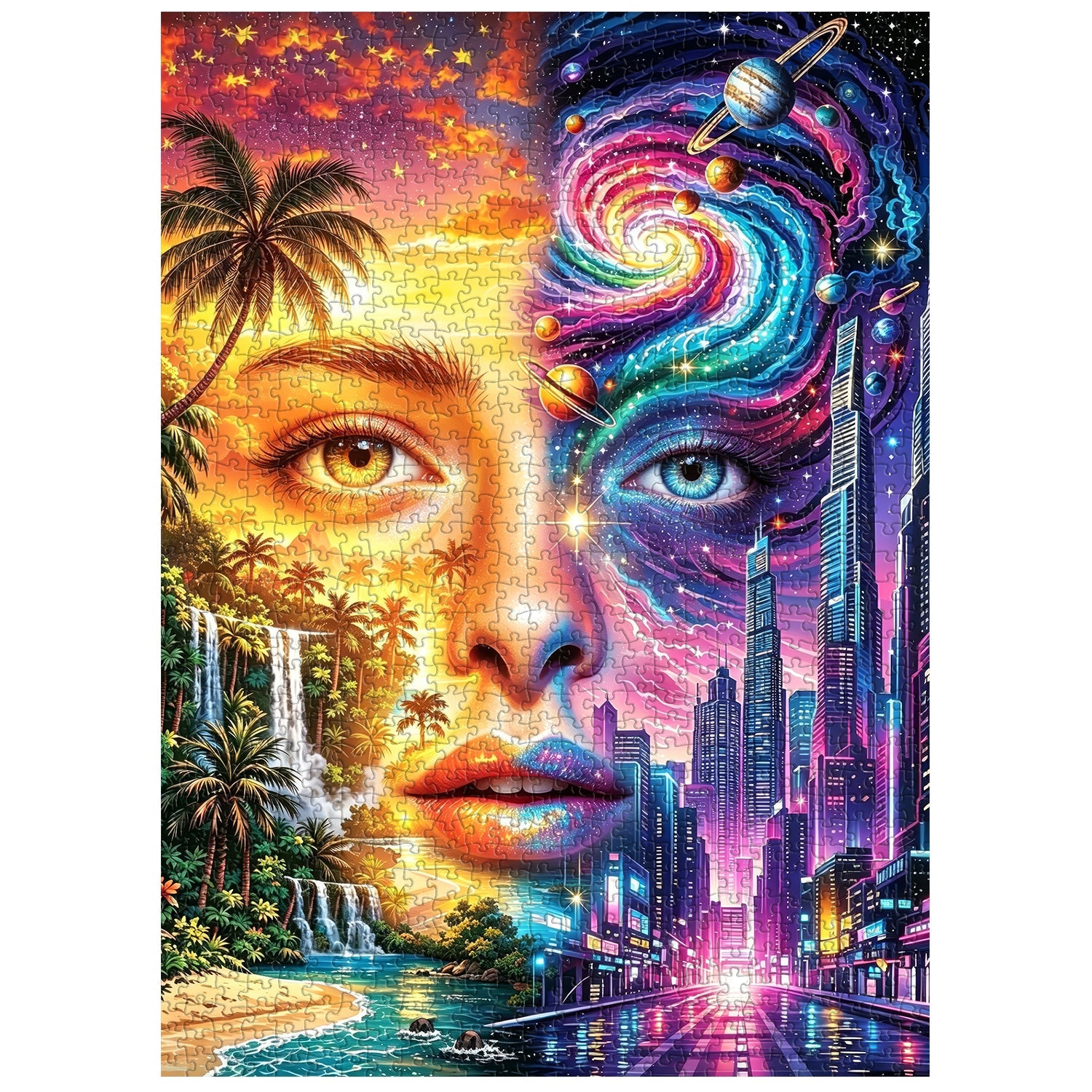 Cyber Woman Jigsaw Puzzle 1000 Pieces