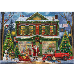 Puzzle Jigsaw de Magasin de Jouets de Noël 1000 Pièces