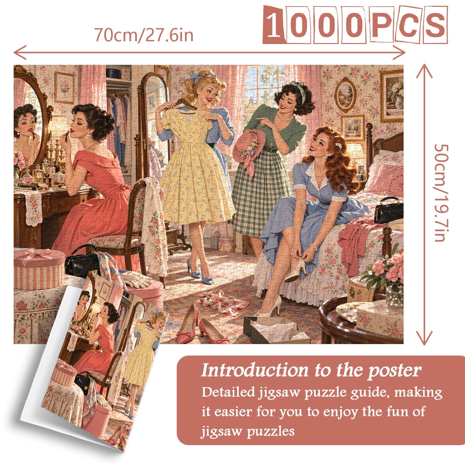 Dreams in the Boudoir Jigsaw Puzzle 1000 Pieces