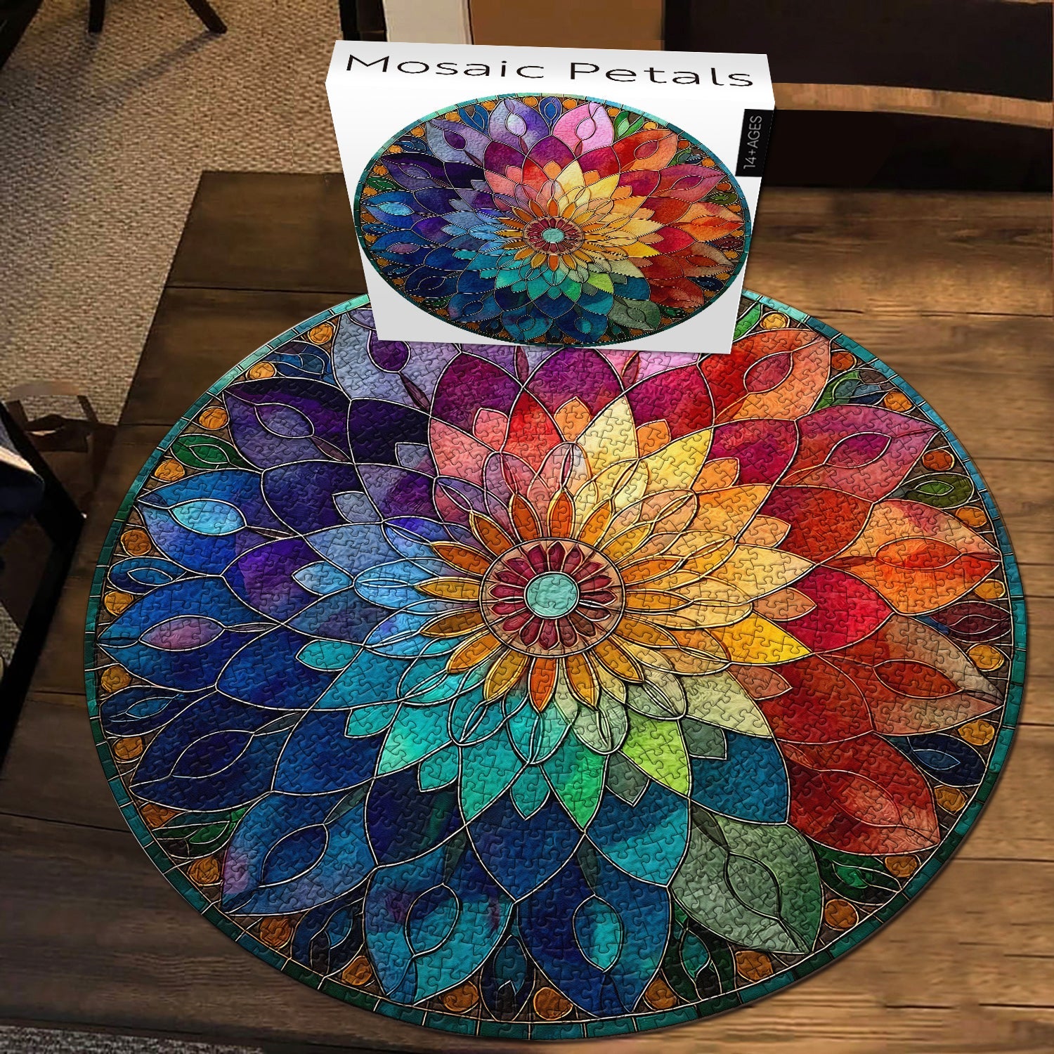 Mosaic Petals Jigsaw Puzzle 1000 Pieces