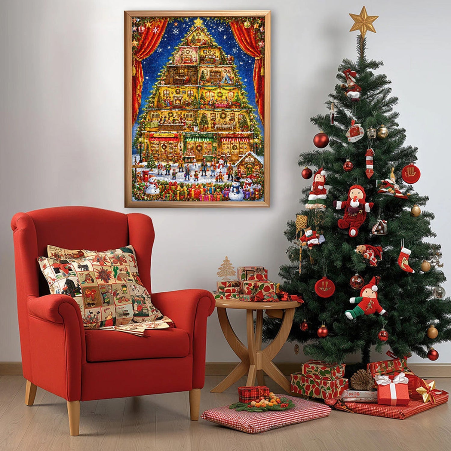 Christmas Village Jigsaw Puzzle 1000 Pieces