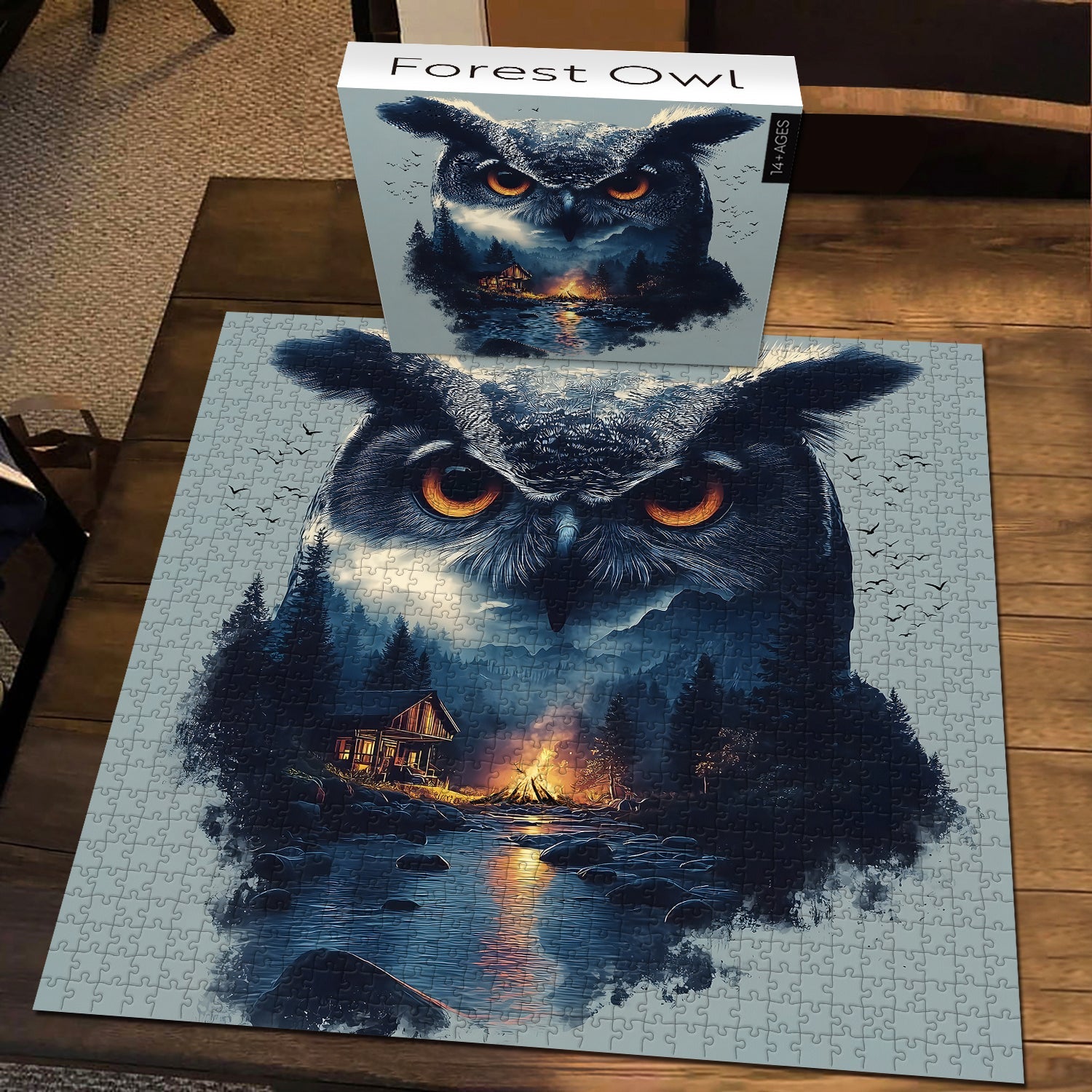 Forest Owl Jigsaw Puzzle 1000 Piece