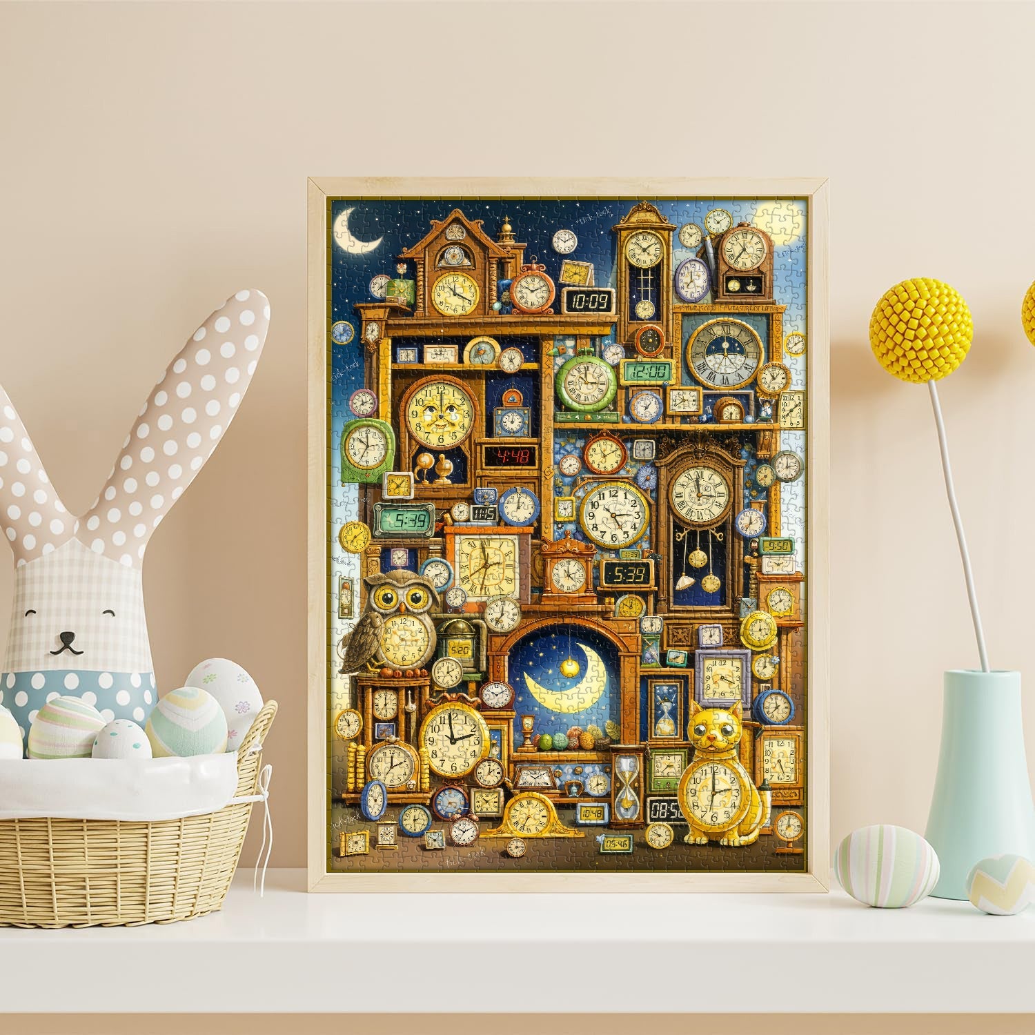 Clock Wonderland Jigsaw Puzzle 1000 Piece