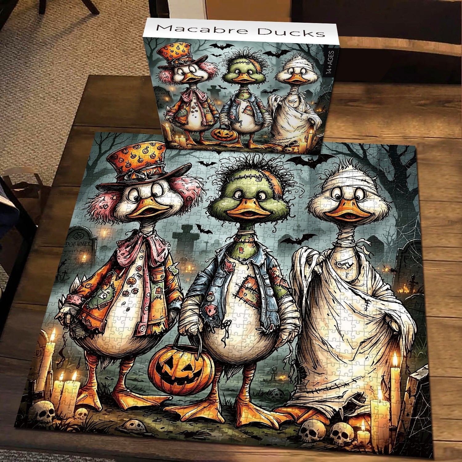 Macabre Ducks Jigsaw Puzzle 1000 Pieces