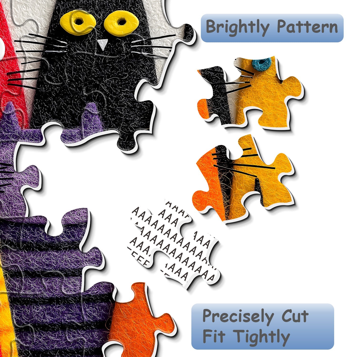 Cute Fuzzy Cats Jigsaw Puzzle 1000 Pieces